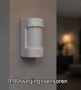 Sensorpunten netjes aangelegd