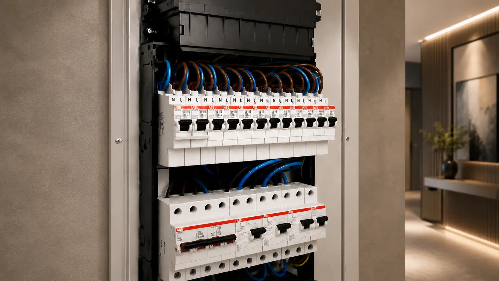 Nieuwe ABB meterkast