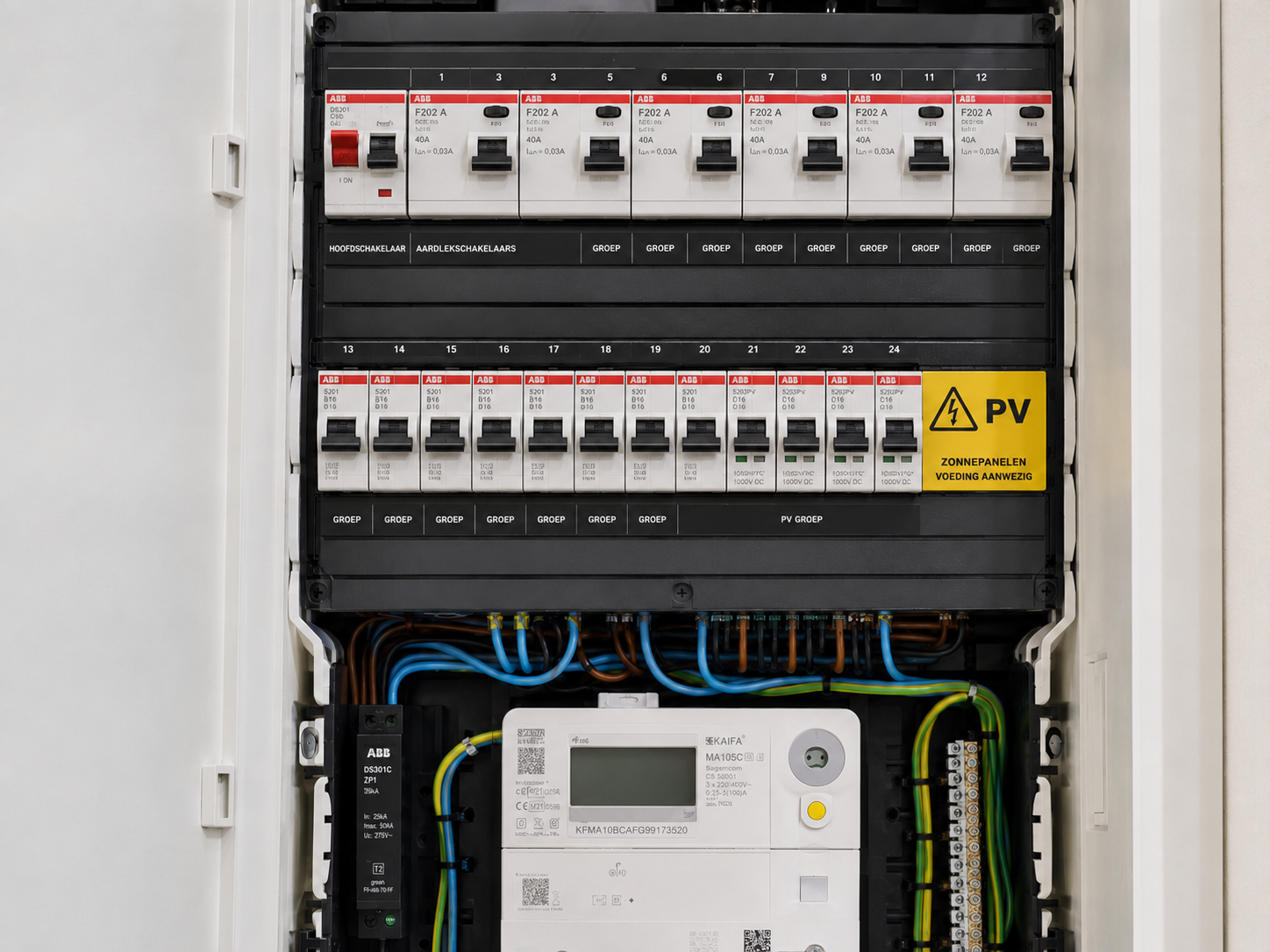 Een goede zonnepaneleninstallatie begint bij de elektrische voorbereiding.