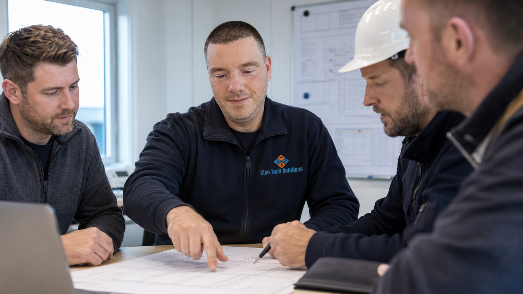 Vakmensen technisch gecoördineerd