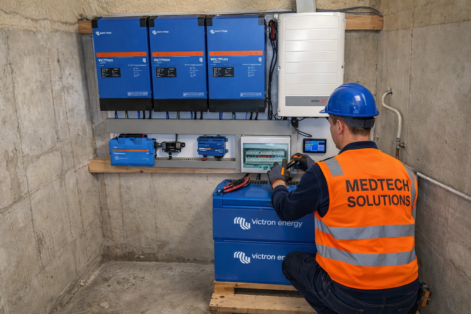 Erkend Victron Energy installateur - VRM Monitoring System voor Thuisbatterij Beheer